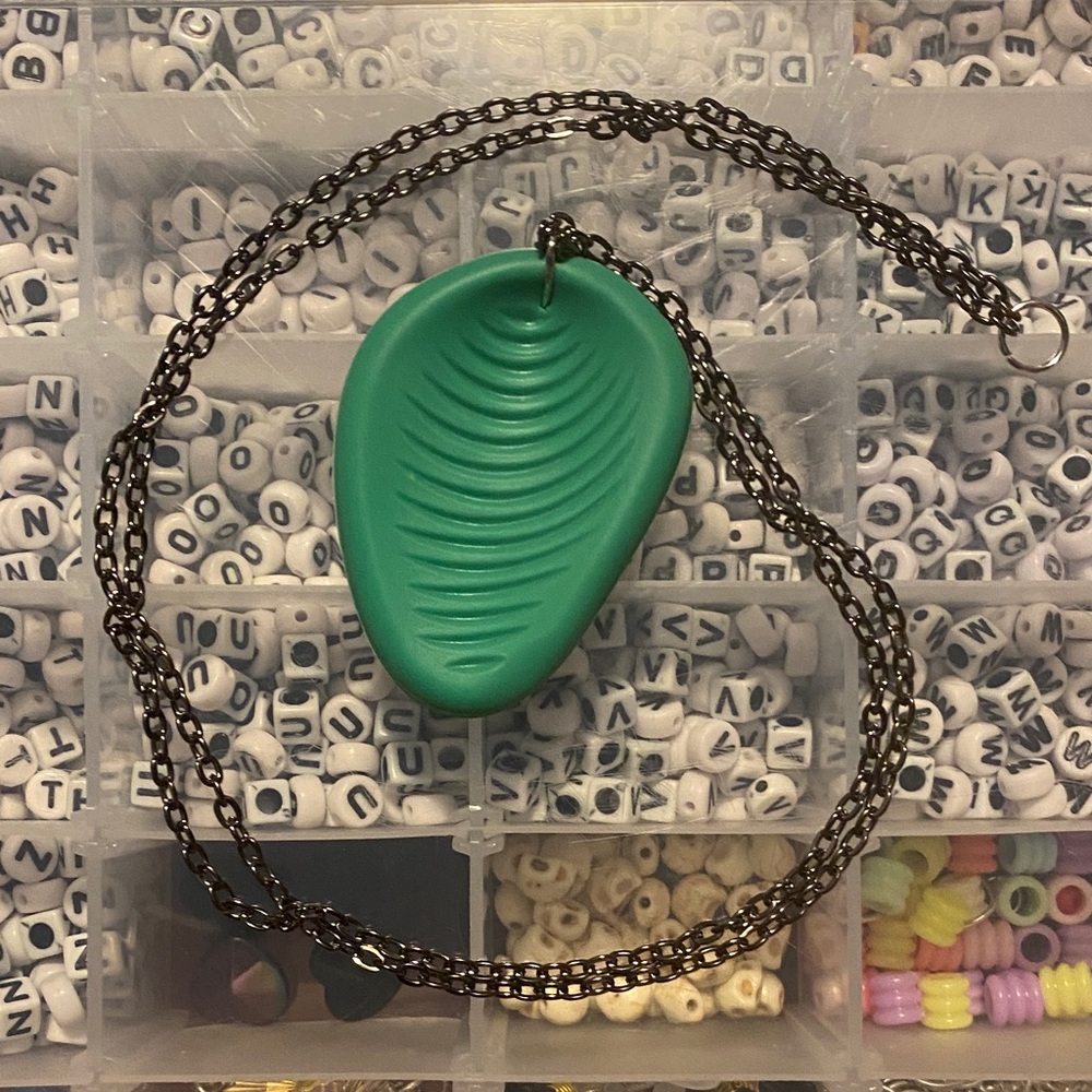 Ridged silicone necklace for autism [READ DESC.]
